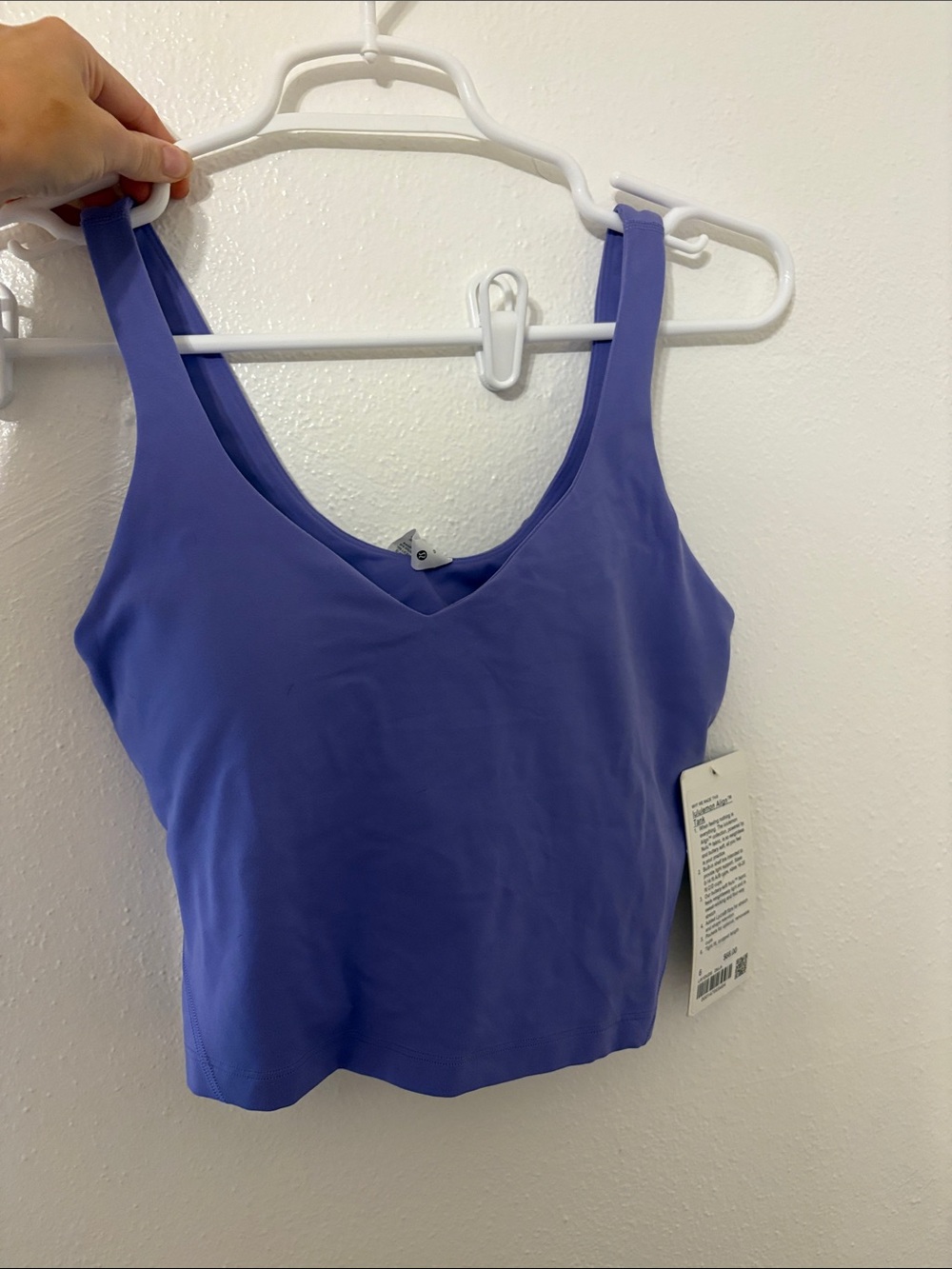 lululemon athletica Lavender V-Neck Tank Crop